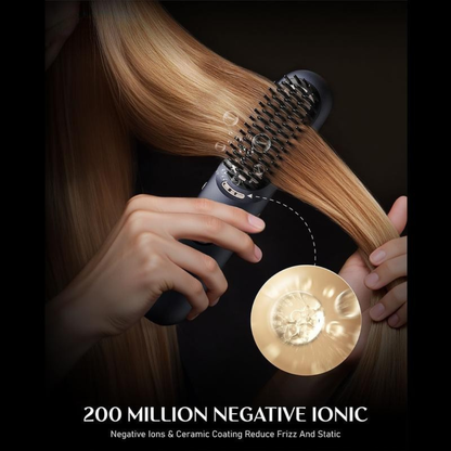 Cordless Hot Brush, 2 in 1 Straightening & Curling Brush