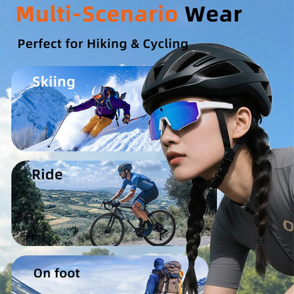Smart Sports Glasses with 8MP Camera
