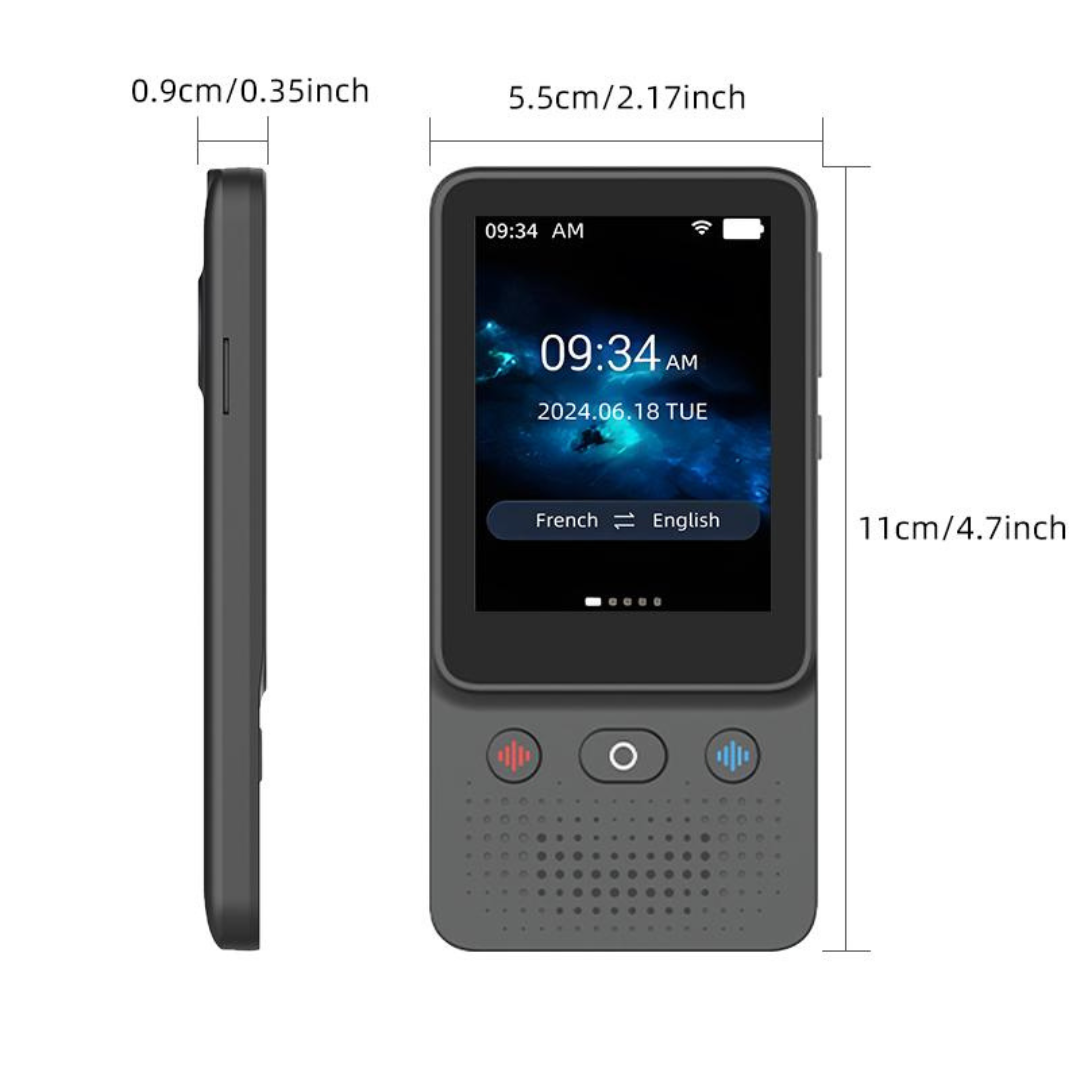 Portable AI Language Translator Device